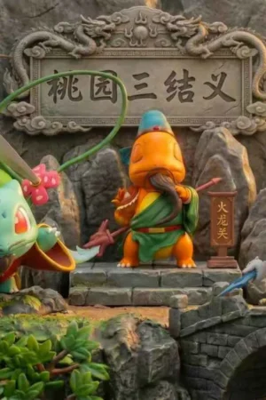 Starter Pokémon From Kanto Cosplay Liu Bei x Guan Yu x Zhang Fei Pokémon -Lucky Studio