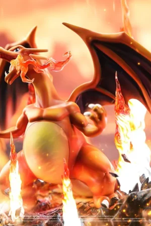 Alternative view of Pokémon Charizard 1/10 Scale TOPGK Statue- Odin Studio