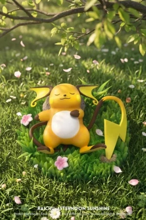 Alternative view of Pokémon Jigglypuff × Wigglytuff × Raichu 1/20 Scale Figure - Wonder Studio