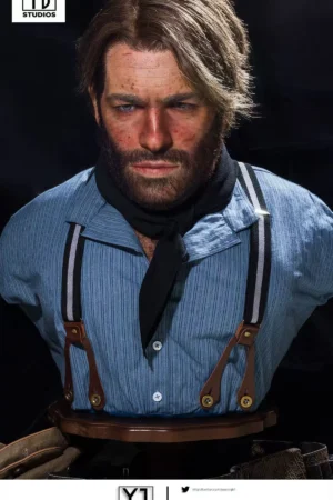 Arthur Morgan Red Dead Redemption 2 1/1 Life-Size Bust - YJ Studio