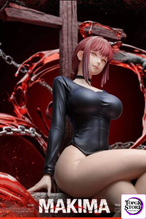 Makima Chainsaw Man 1/6&1/4 Scale TOPGK Statue (Bad Woman Ver.) - Mountain Rain Cloud Studio