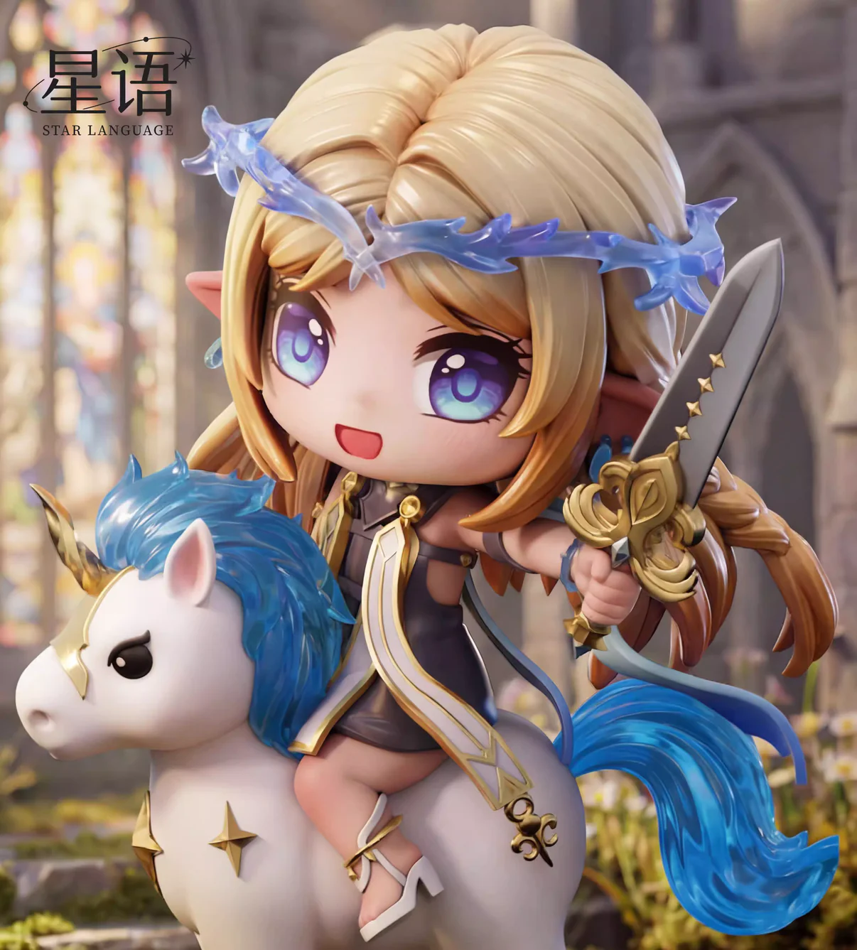 Cartethyia Knight Chibi Figure Wuthering Waves - Star Language Studio - Image 4
