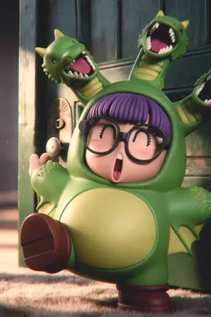 Toy Studio – Arale Cosplay King Ghidorah Resin Statue [In Stock]