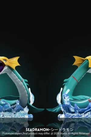 Alternative view of Seadramon Digimon TOPGK Statue - IK Studio