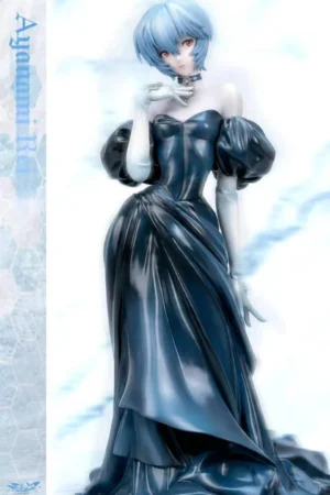 Alternative view of Evening Dress Ayanami Rei Neon Genesis Evangelion 1/6 Scale TOPGK Statue- YOLO Studio