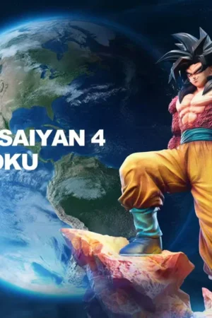 Alternative view of Goku Super Saiyan 4 Dragon Ball 1/6 Scale TOPGK Statue - IRIS Studio