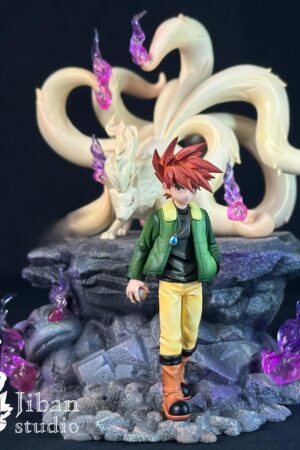 Blue Oak X Ninetales Pokémon 1/20 Scale Statue - Jiban Studio