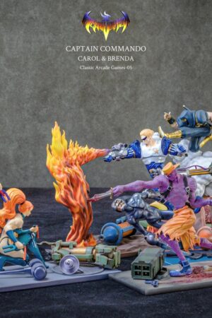 Alternative view of Mack the Knife × Ginzu the Ninja Statue Set (Captain Commando) - Toys Evolution Studio