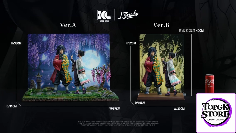 Giyu Tomioka X Shinobu Kocho Demon Slayer 1/6 Scale TOPGK Statue -KL Studio X √3 Studio - Image 14
