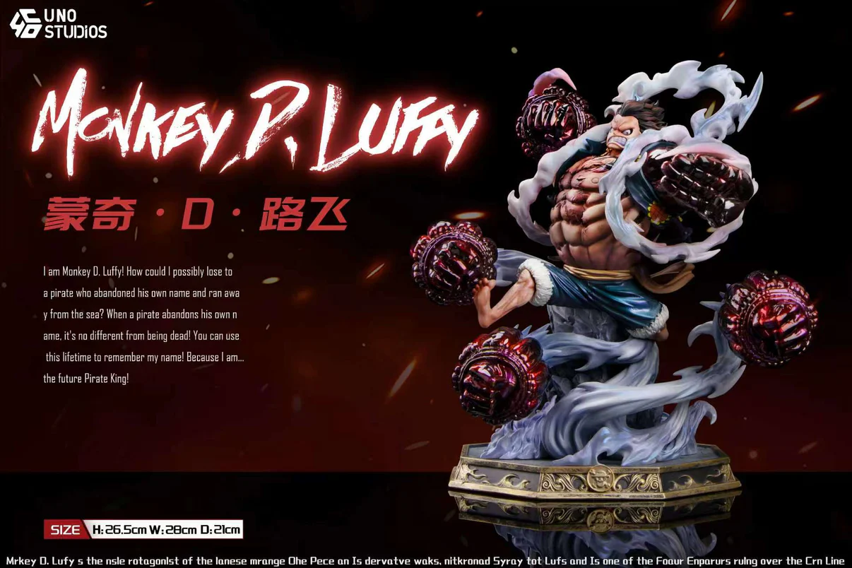 Gear 4 Luffy One Piec 1/8 Scale Resin Statue – Limited Collectible by UNO Studio - Image 2