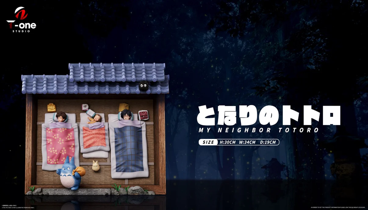 Hayao Miyazaki Series Sleep My Neighbor Totoro - T-ONE studio - Image 4