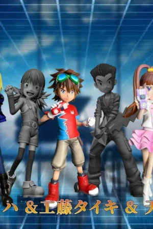 Alternative view of Taiki Kudo x Kiriha Aonuma x Nene Amano Digimon - X7-HOUSE Studio