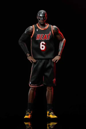 Alternative view of Miami Heat Black Mask LeBron James 1/6 Scale Collector's Edition Articulated Figure NBA - Reset Studio