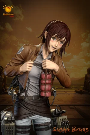 Alternative view of Sasha Braus Attack On Titan 1/6 Scale TOPGK Statue - Model Power Studio