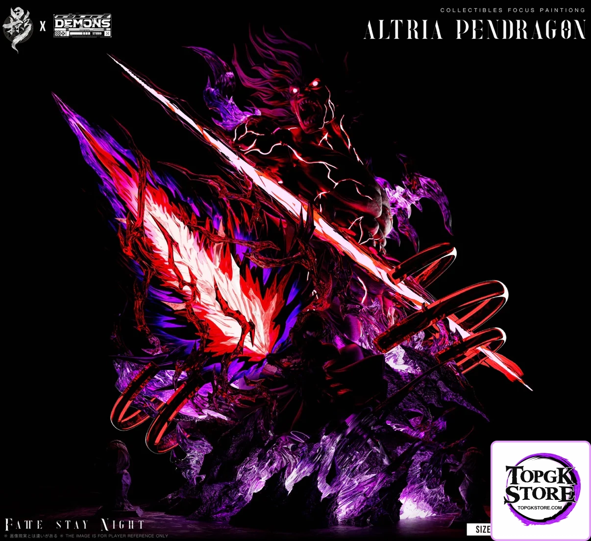 Fate Series Saber Artoria Pendragon 1/4 Scale TOPGK Statue - DEMONS Studio Lue Ying Studio - Image 6