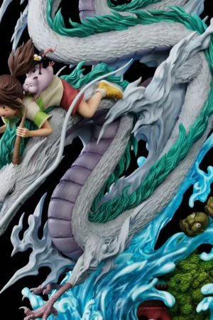 Alternative view of Chihiro Ogino X Haku Spirited Away 1/4 Scale TOPGK Statue - WAWA Studio