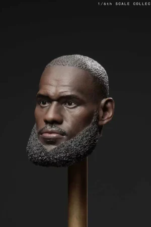 Alternative view of LeBron James 1/6 Wax Museum Grade Head Sculpture NBA - Reset Studio