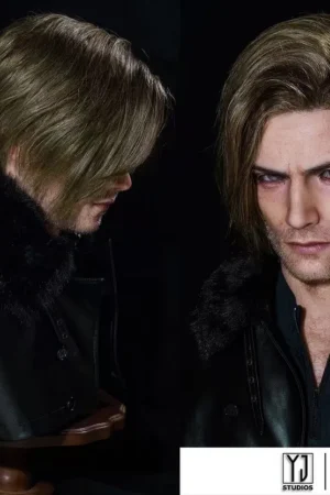 Alternative view of Leon Scott Kennedy 1/1 Bust Resident Evil 9 - YJ Studio