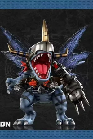 Alternative view of Greymon Mini Resin Statue – Digimon | A+ Studio