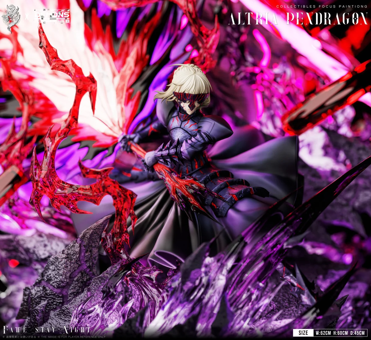 Fate Series Saber Artoria Pendragon 1/4 Scale TOPGK Statue - DEMONS Studio Lue Ying Studio - Image 7