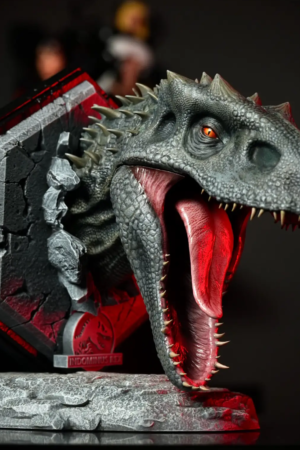 Jurassic Indominus Rex Wall-Mounted / Desktop TOPGK Statue - 3109 Studio