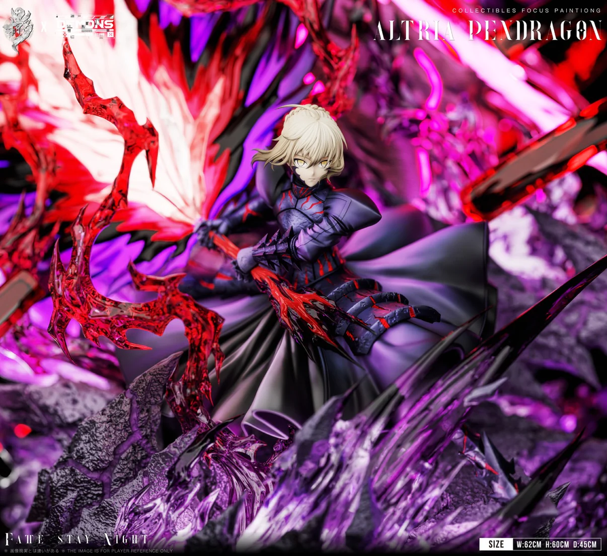 Fate Series Saber Artoria Pendragon 1/4 Scale TOPGK Statue - DEMONS Studio Lue Ying Studio