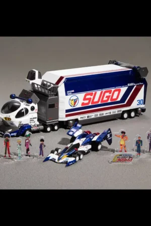 Alternative view of MegaHouse – C.F.C. Heritage Edition DX Sugolegerd 10V5000 & Super Asurada 01 Circuit Mode Set (Future GPX Cyber Formula)