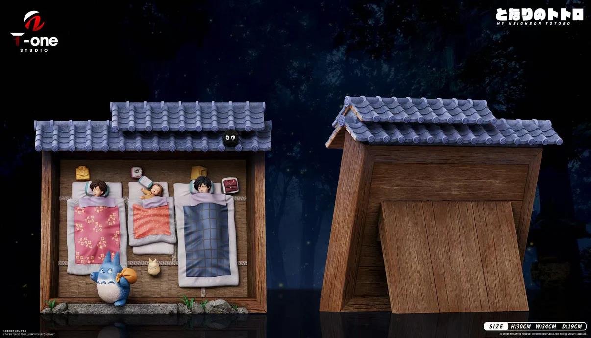 Hayao Miyazaki Series Sleep My Neighbor Totoro - T-ONE studio - Image 2