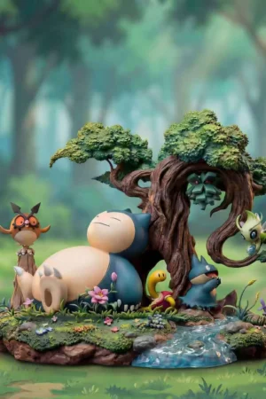 Eco Series Sleep Snorlax Pokémon 1/20 Statue - Poke Studio