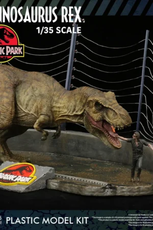 Jurassic Park Tyrannosaurus Rex 1/35 Scale Plastic Model Kit 411-200589CP (Licensed) - X-PLUS PLEX Studio