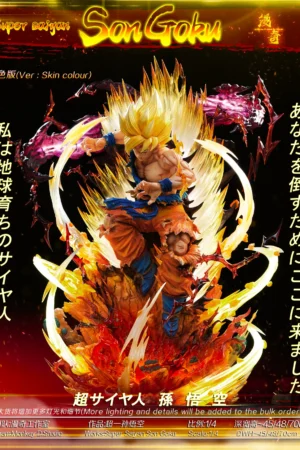 Monkey D Studio 1/4 Super Super Saiyan SonGoKu with LED [IN-STOCK]