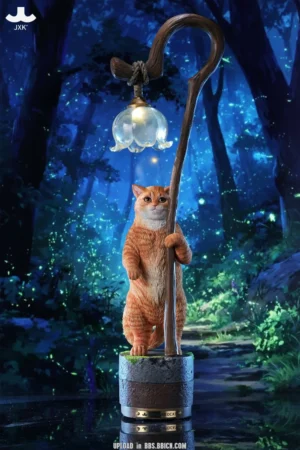 JXK-Lily of the Valley Reflecting a Cat-JXK342A/B