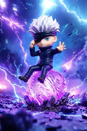 Satoru Gojo Statue (Jujutsu Kaisen) with LED 1/7 Scale - SOQ Studio