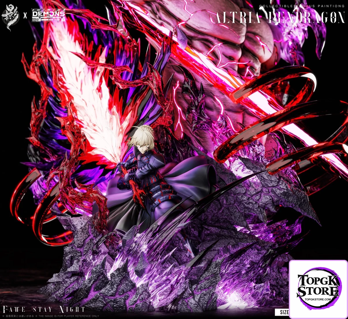 Fate Series Saber Artoria Pendragon 1/4 Scale TOPGK Statue - DEMONS Studio Lue Ying Studio - Image 5