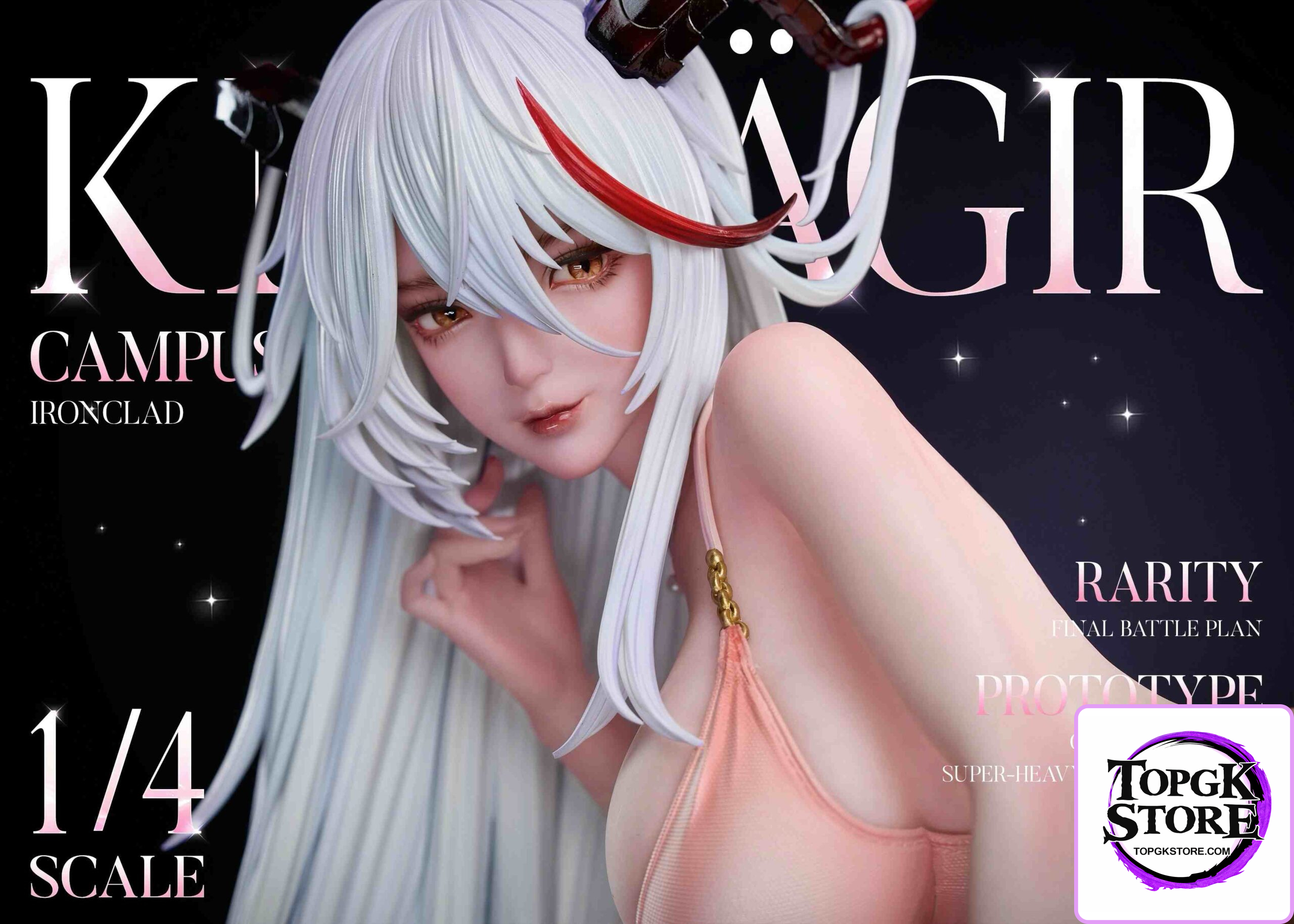 Agir Azur Lane 1/4 Scale TOPGK Resin Statue - Pink Core Studio - Image 3