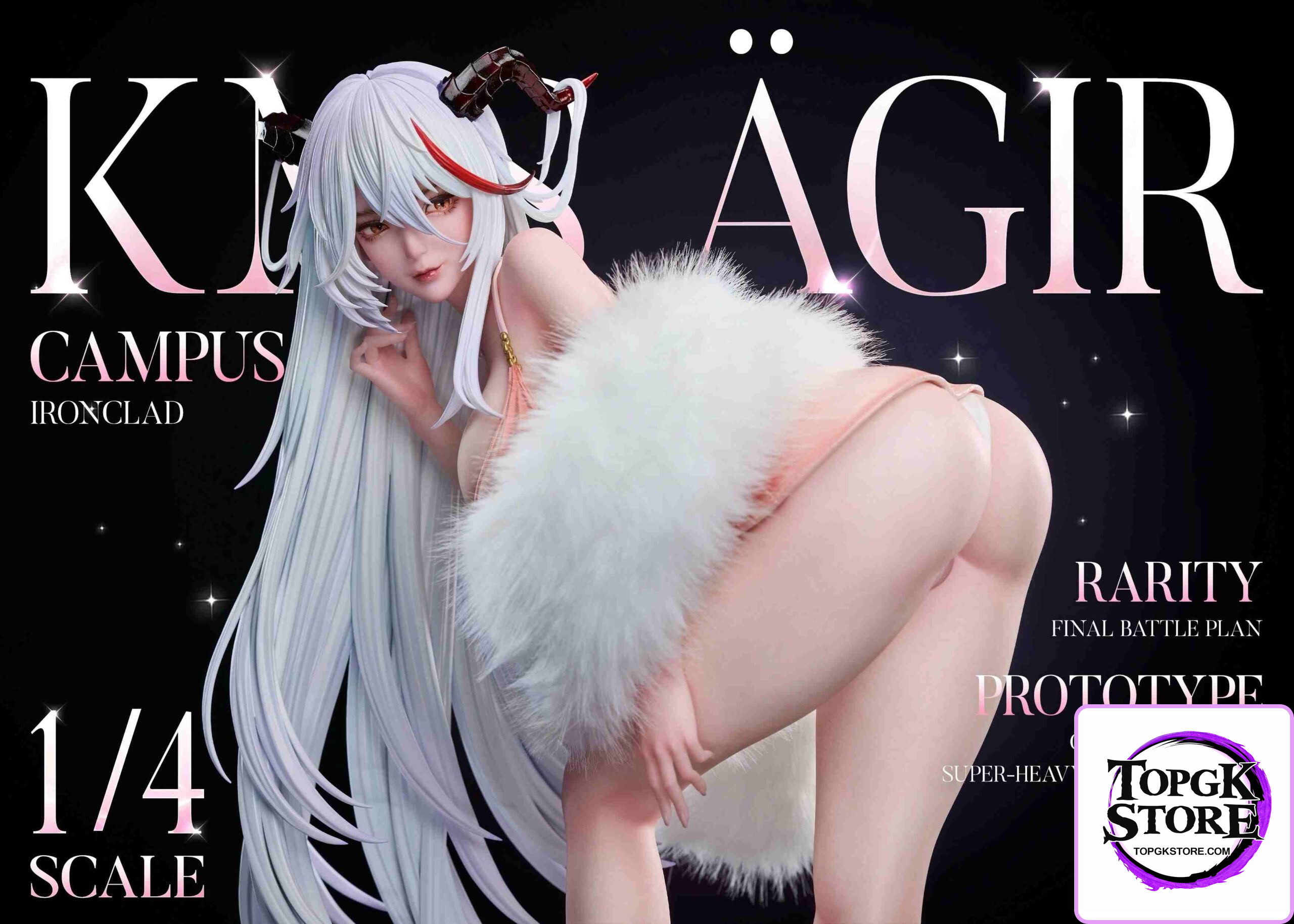 Agir Azur Lane 1/4 Scale TOPGK Resin Statue - Pink Core Studio - Image 10