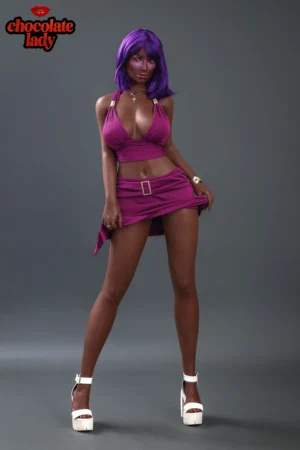Aim 160cm C-Cup Silicone Companion Doll | Chocolate Lady Realistic Full Body Doll