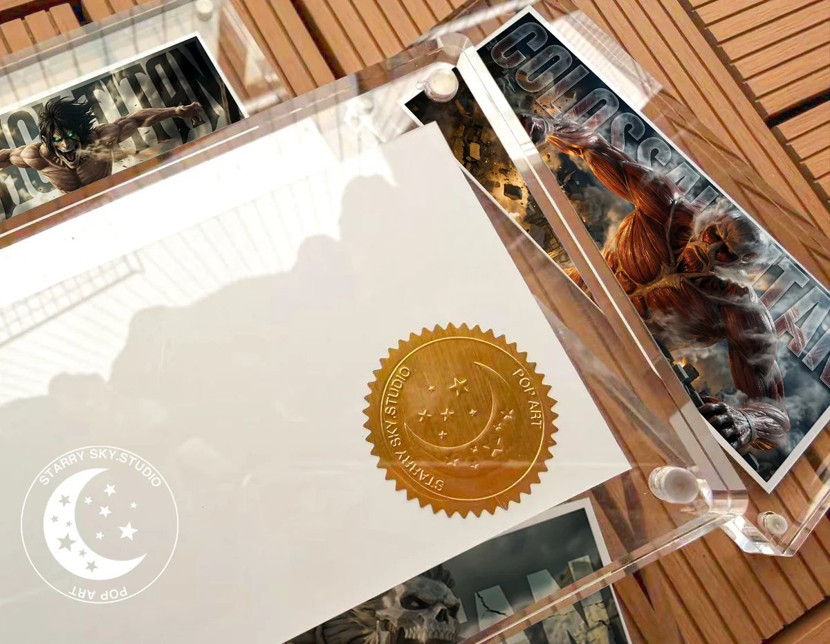 Attack on Titan – Nine Titans Mini Acrylic Brick Art Print | Xingkong Studio Limited Edition - Image 13