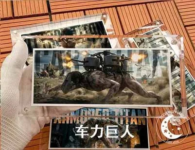 Attack on Titan – Nine Titans Mini Acrylic Brick Art Print | Xingkong Studio Limited Edition