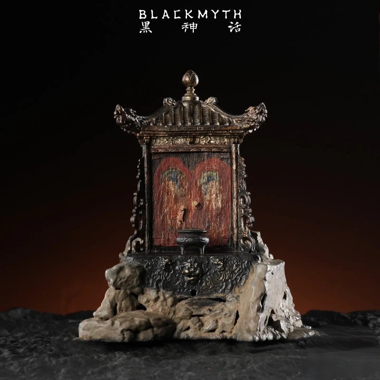 Black Myth: Wukong (Licensed) Yellow Wind Ridge Keeper’s Shrine Bronze Incense Burner – Game Science - Image 4