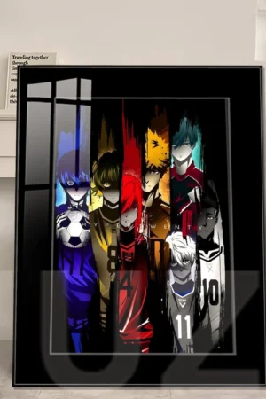 Blue Lock Character Ensemble Limited Decorative Painting — Blue Lock | JuZi Studio Limited-Time Edition Wall Art