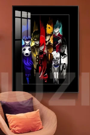 Alternative view of Blue Lock Character Ensemble Limited Decorative Painting — Blue Lock | JuZi Studio Limited-Time Edition Wall Art