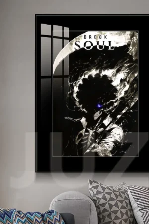 Alternative view of Brook Soul Decorative Painting | ONE PIECE Anime Wall Art | JuZi Studio UV HD Print Limited Edition