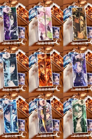 Demon Slayer Infinity Castle Arc Mini Brick Decorative Painting | Kimetsu No Yaiba Acrylic Art | Xingkong Studio 66pcs