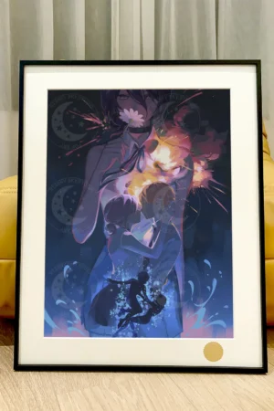 Denji × Reze “Fireworks Memory” Limited Decorative Painting — Chainsaw Man | Xingkong Studio × TOPGK
