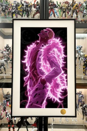 Doflamingo Neon Glow Limited Decorative Painting — One Piece | Xingkong Studio × TOPGK