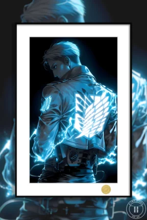 Erwin Smith Decorative Painting | Attack on Titan Anime Wall Art | H-TWO Studio 88pcs Limited