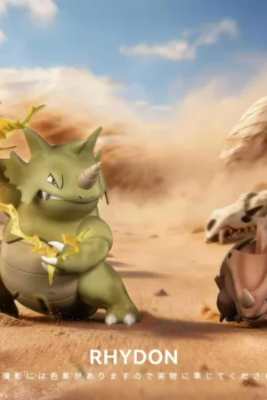 Alternative view of Rhyhorn X Rhydon  Pokémon 1/20 Scale TOPGK Statue - Spirit Dragon Studio