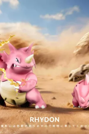 Rhyhorn X Rhydon  Pokémon 1/20 Scale TOPGK Statue - Spirit Dragon Studio