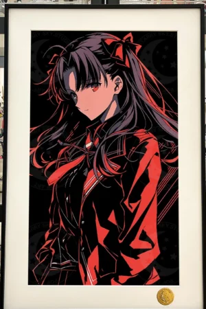 Fate/Grand Order – Red Style Rin Tohsaka – TOPGK Decorative Painting – Xingkong Studio